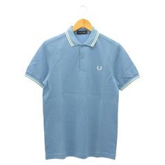 【中古】FRED PERRY ポロシャツ S ブルー フレッドペリー[10]のサムネイル