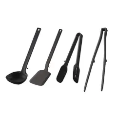 【新着商品】【4点セット】 菜箸トング tower トング ブラック スプーン 5190 フライ返し 5192 お玉 5194 シリコーンツールズ 5196 山崎実業(Yamazaki)