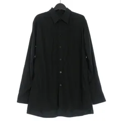 ヨウジヤマモト黒 長袖シャツ サイズ3 最終値下げ‼️ Yohji Yamamoto 美品 ヨウジヤマモト ノワール 長袖 フード付き