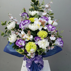 仏花BTU31(造花）光触媒   高さ70cm×巾40cm 造花・光触媒コーティング