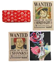 【中古】眼鏡ケース・眼鏡クリーナー・眼鏡スタンド ルフィ＆シャンクス＆ウタ 眼鏡ケース＆クリーナーセット 「ワンピース FILM RED」 劇場グッズ