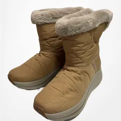 【未使用】SKECHERS スケッチャーズ スリップインズ マックスクッショニングブーツ 25cmブラウン ベージュ レディースのサムネイル