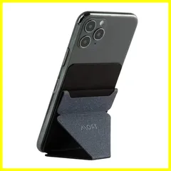 【人気商品】MOFT X スマホスタンド スマホホルダー iPhone15/iPhone14/iPhone13/iPhone12/iPhone11/iPhoneSE シリーズ/Android スマホ 全機種対応 スキミング防止 カードケース(グレー)