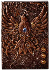 Copeflap アンティークノート a5 日記帳 魔導書 魔法書 魔導書風ノート 洋書風(ブロンズ)のサムネイル