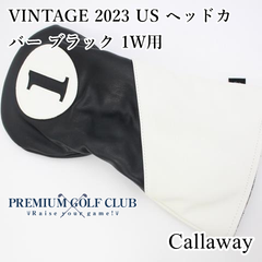 新品 キャロウェイ VINTAGE ヘッドカバー ブラック 1W ドライバー用 2025年継続 日本未発売USモデル！ [8701]