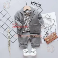 3点セット ベビー フォーマルスーツ 子供服 男の子 入園 タキシード フォーマル 入学式 黒 90 赤ちゃん 男児 70 キッズ 結婚式 卒園 七五三 80  am4a915987