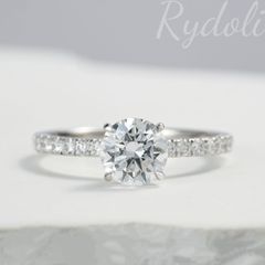PT950 1.05ct オーダーメイドダイヤリング ラボグロウンダイヤモンド IGI鑑定書付き ラウンドブリリアントカット 指輪 誕生日記念日プレゼント ラボダイヤリング 洗練されたデザイン 上質感漂う プラチナ製 華やかでエレガントな輝き ダイヤリング