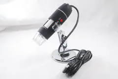 USB 顕微鏡カメラ 40X~1000X デジタル顕微鏡 メタルスタンド Android Windows Linux Mac対応 ポータブル顕微鏡カメラ BK