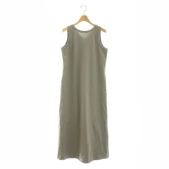 スローン SLOANE Demi-Luxe BEAMS 別注 コットン天竺 タンク ワンピース マキシ ロング 2 グレー /AT ■OSのサムネイル