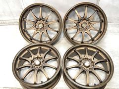 18x7.5 43 114.3-5穴
RAYS ボルクレーシングCE28N 
中古ホイール 4本セット
 a18250129046