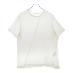Ground Y (グラウンドワイ) ジャージー バックアンド フロントディファレンス 半袖 カットソー Tシャツ ホワイト GA‐T08‐040のサムネイル