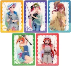【中古】紙製品 全5種セット ブラインドコレクションシート 「きゃらっとくじ 映画 五等分の花嫁～おさかな日和～」 P賞