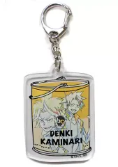 【中古】キーホルダー・マスコット(キャラクター) 上鳴電気 「僕のヒーローアカデミア×文房具カフェ2017 アクリルキーホルダー」