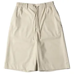 UNITED TOKYO ユナイテッドトウキョウ パンツ サイズ:1 ドローストリング シンセティック レザー ショートパンツ 400443001 ハーフ バミューダ ショーツ PU アイボリー 日本製 ブランド ボトムス ズボンのサムネイル