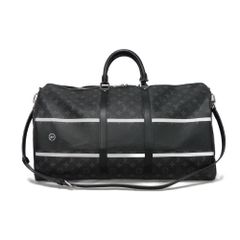 LOUIS VUITTON ルイ・ヴィトン キーポル バンドリエール 55 フラグメント サークルサンダー 藤原ヒロシ 2WAY ショルダーバッグ モノグラム エクリプス ノワール ボストンバッグ M43414