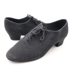 【イングランド製 社交ダンス用衣装】サイズ8 ブラック ダンス シューズ メンズ 男性用 黒 ヌバック生地 DANCE SHOES