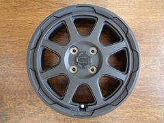 新品】滋賀発18インチ珍ホイール未塗装9Jオフロード5穴114.3デリカドリ 