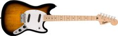 Fender(フェンダー) Squier by Fender スクワイヤー エレキギター Squier Sonic™ Mustang®, Maple Fingerboard, White Pickguard, 2-Color Sunburst ソフトケース付き