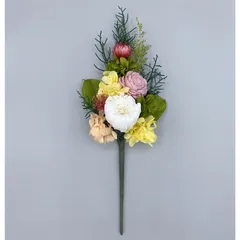 仏花　プリザーブドフラワー 仏壇　お供え　お彼岸　天然素材　お悔み　お盆　新盆　四十九日　ギフト　飾れる　花のみＳ