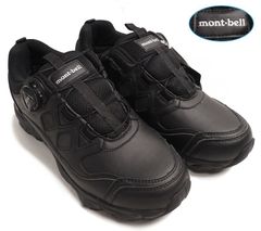 新品正規 mont-bell モンベル 防水・透湿 BOAシステム Montrek トレッキング シューズ/スニーカー ブラック(BLACK) AUTL361