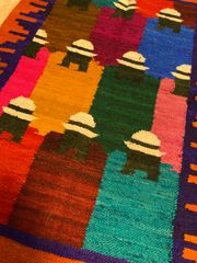 タペストリー　手織り　ボリビア
