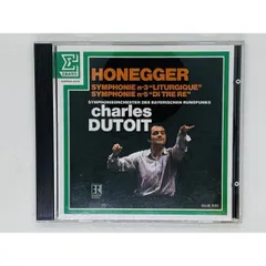 CD オネゲル 交響曲 第3番 & 第5番 デュトワ / A.HONEGGER SYMPHONIES No.3 No.5 DUTOIT / ERATO アルバム M03