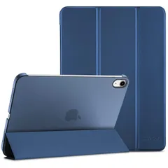 【特価商品】ケース 2022 10.9インチ A2696 10世代 A2757 A2777 iPad 軽量 耐衝撃 三つ折り ProCase スタンド スマートカバー（ネイビー）