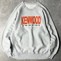 90s UNKNOWN 企業 ロゴ プリント RWタイプ スウェット トレーナー / 90年代 ケンウッド KENWOOD オールド リバース 企業