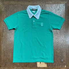 SQUARE COLLAR POLO  IRISH GREEN　　モッズ　レトロ　バイカラー　ポロシャツ