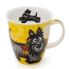 新品 ダヌーン マグカップ NEVIS 小生意気なスコッティ HIGHLAND GANG Scottie Dunoon Mug 正規販売代理店 マグ ギフト 結婚祝い プレゼント 贈り物