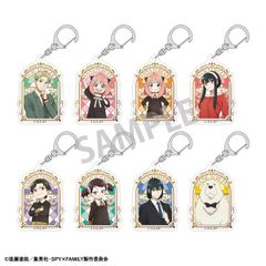 SPY×FAMILY トレーディングアクリルキーホルダー 第二弾 8個入りBOX