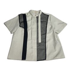 72.UNITED TOKYO パームタイネックブラウス Freeサイズ【併売品】
