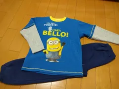 新品　ミニオンズ　裏起毛　パジャマ　140ｃｍ　ブルー