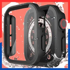 【特価商品】LISAMER 対応 Apple Watch ケース Series 10/9/8/SE/7/6/5/4 40mm アップルウォッチ用 ケース 防水 一体型 新デザイン 3D直角エッジ 超薄型 PC+ガラス素材 高透過率 対応 Apple Watch