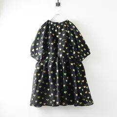 人気アイテム シスタージェーン SisterJane Canvas Heart ミニワンピース S ブラック┃ハートジャガード織り チュニック【2400014575163】