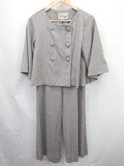 ◇ ⊂ Dress Lab デザインドレスラブ 総あり カジュアル仕様 - 上下セットアップ サイズM グレー系 レディース E  【1507160021078】