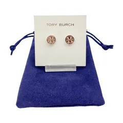 ◆◆TORY BURCH トリーバーチ ピアス ミラースタッズピアス ピンクゴールドのサムネイル