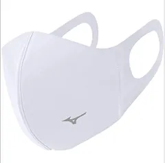 ミズノ(mizuno) ブレスサーモマウスカバー[ユニセックス](ホワイト/Mサイズ）(C2JY062101）[発熱素材] 