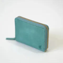 CLEDRAN (クレドラン) | EPON WALLET (light blue) | 財布 ウォレット ライトブルー 牛革 カード9枚収納