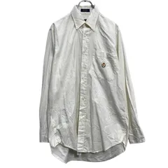 CHAPS 無地シャツ チャップス L~ ホワイト シンプル ボタンダウン 古着卸 アメリカ仕入 a701-7489