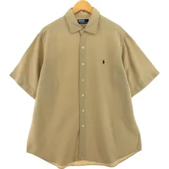 古着 ラルフローレン Ralph Lauren POLO by Ralph Lauren 半袖 リネンシャツ メンズXL相当/eaa560898