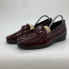 MEPHISTO メフィスト ローファー ワインレッド レディース US7.5 F-4-4