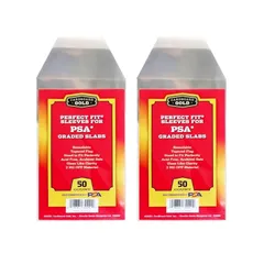 PSA スリーブ　公式　ロゴ　未開封 Amazon.co.jp: Cardboard Gold PSA鑑定品用スリーブ PSAロゴ入り