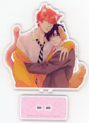 【中古】アクリルスタンド・アクリルパネル 僕は君のいいなり(あがた愛イラスト) BIGアクリルスタンド 「moment×Gratte animatecafe 創刊5周年記念」