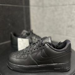 NIKE AIR FORCE 1 LOW WATERPROOF 'BLACK' ナイキ エア フォースワン スニーカー ウォータープルーフ 【MEN'S】 black/black-clear