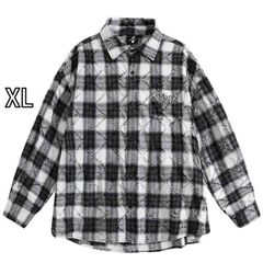 WIND AND SEA Fringe Flannel Plaid Shirt - メルカリ
