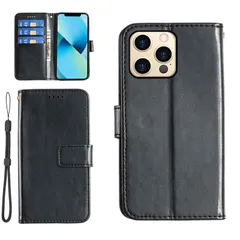 【在庫処分】人気BLACK 手帳型 手帳型 高級合皮上質 耐摩擦手触りが良い耐衝撃 スマホケース全面保護 防水 防塵 スタンド ネット スマホケース 銀行カード現金 携帯カバー レザー 収納 あいふぉん16ぷろ アイホン16プロ アイホン16プロiphone1
