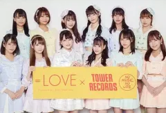 【中古】ポストカード イコールラブ(=LOVE) オリジナルポストカード(タワーレコードver.) 「CD 青春“サブリミナル”」  タワーレコード購入特典