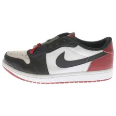 NIKE (ナイキ) AIR JORDAN 1 RETRO LOW OG BLACK TOE CZ0790-106 エアジョーダン1 ロー ブラックトゥ ローカットスニーカー ホワイト/ブラック/レッド US8/26cm