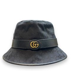 新品 グッチ GUCCI ダブルG付き GGキャンバス バケット - メルカリ